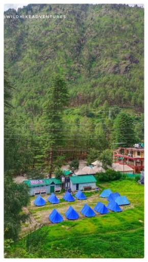 Wild hike river side camps